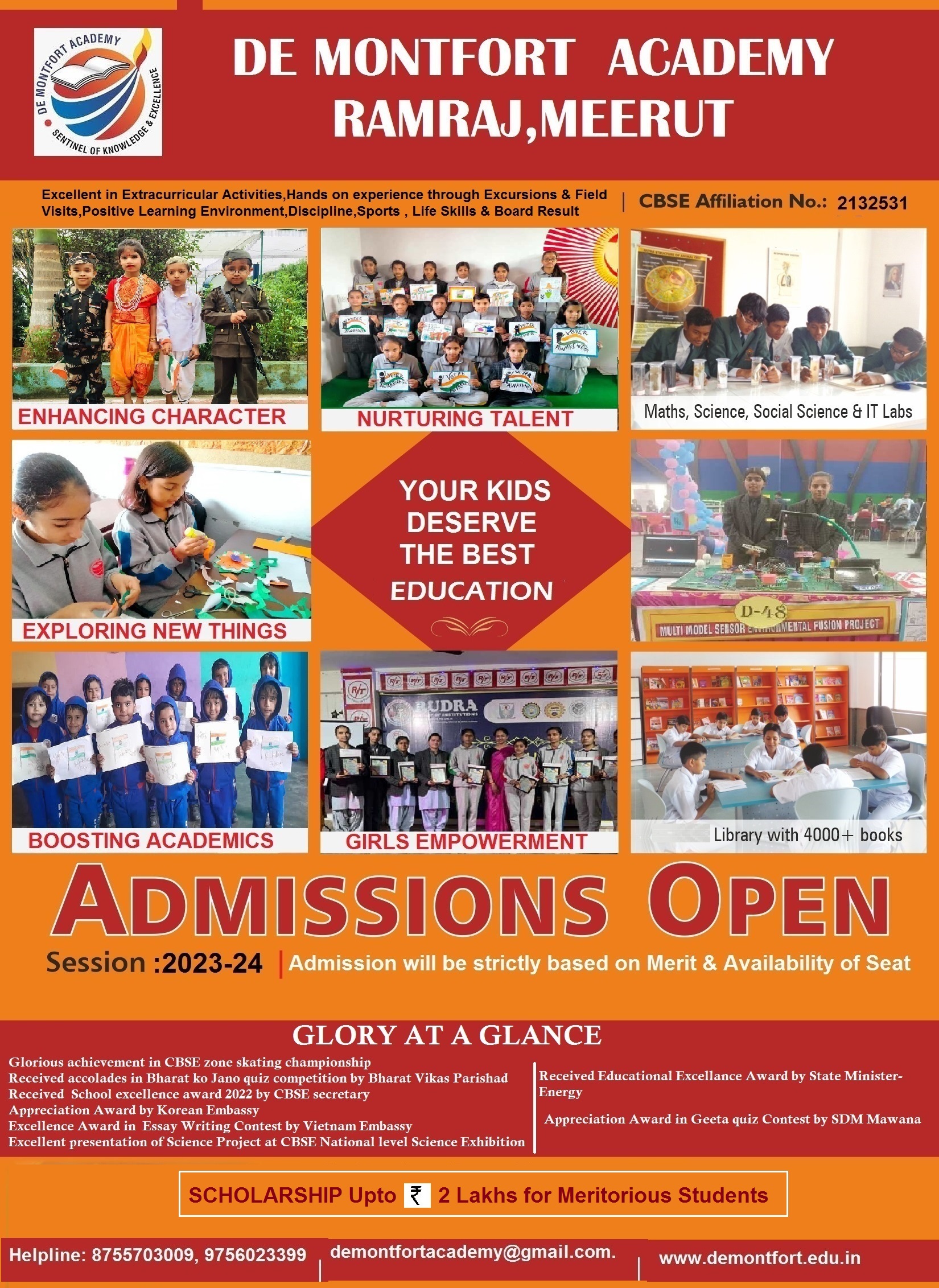 Admission Open  Session 2023-24